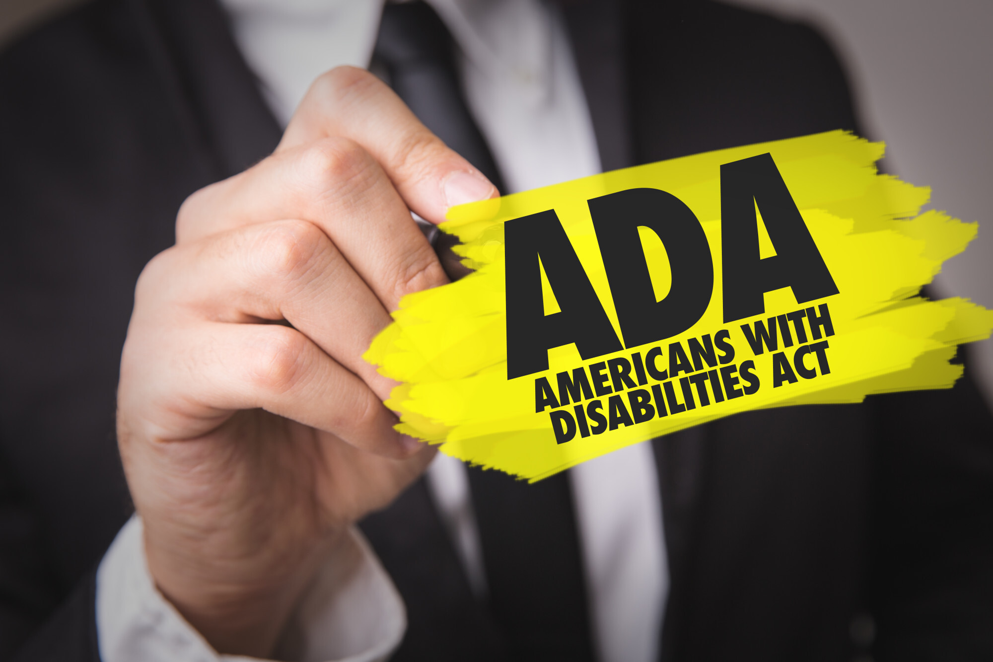 americans with disabilities sign
