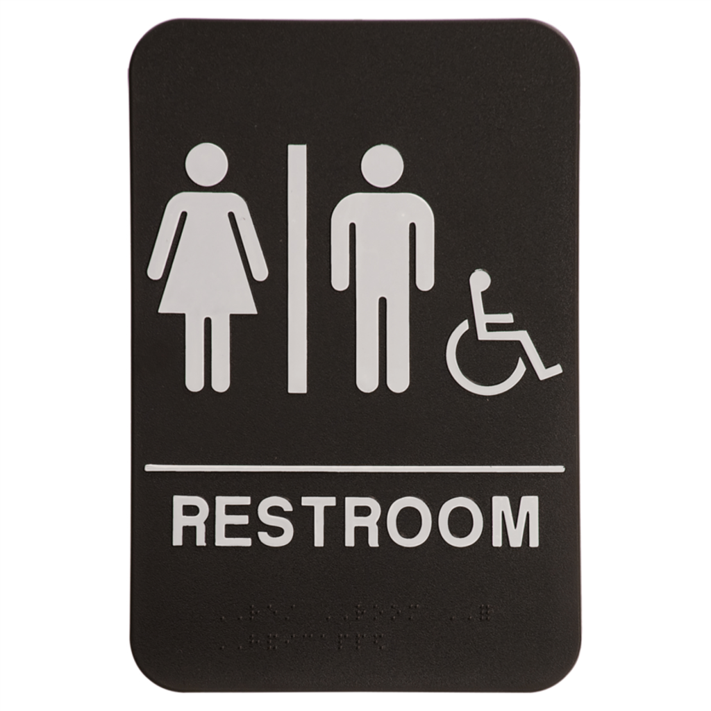 ADA Bathroom Signs for Unisex Families | Martin ADA Signs